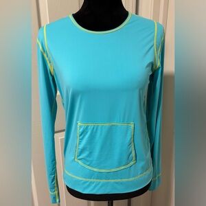 Athleta Summer Shade Long Sleeve Rash Guard size Medium